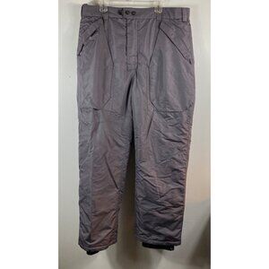 Mens Snozu Gray Insulated Waterproof Adjustable SnowBoard Ski Pants‎ XL